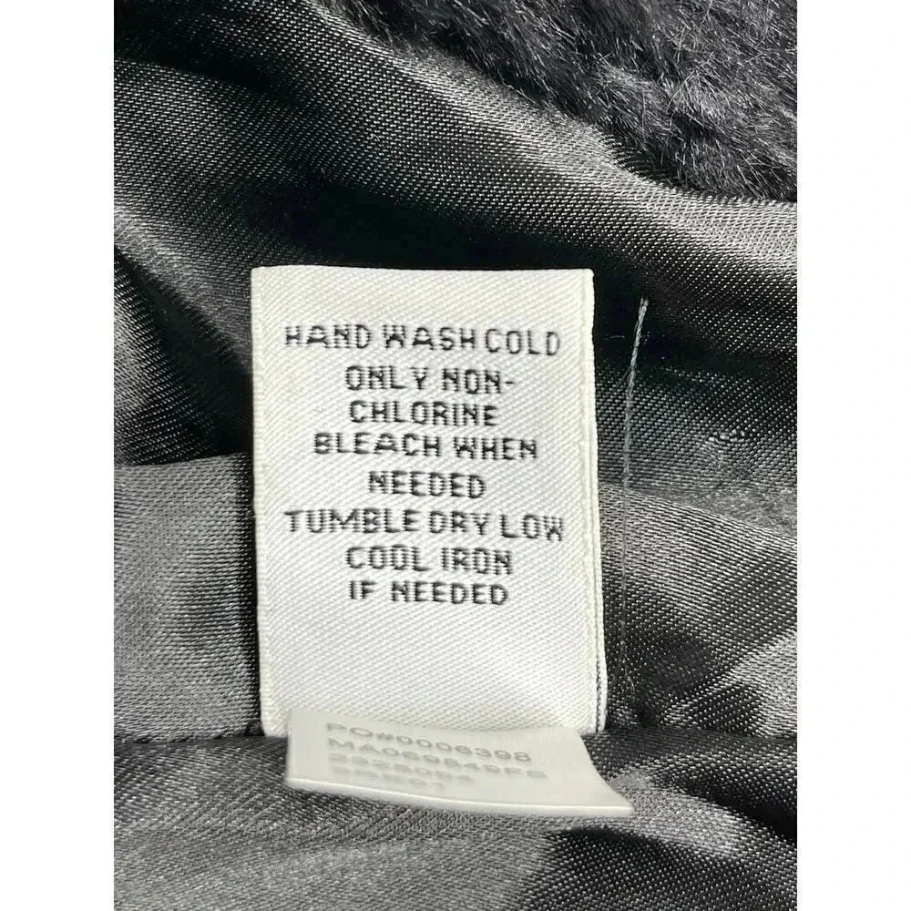 Fever colorblock Leopard Faux Fur Coat size M NWT - Picture 11 of 12